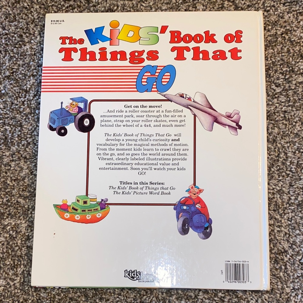 📚 The Kids' Book of Things That Go - Colorful Vehicles & Rides Bin G - Picture 2 of 2